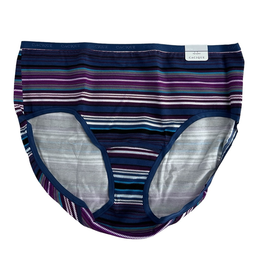 Cacique NWT 14/16 Panty - 93% Cotton, 7% Spandex, High Leg Brief